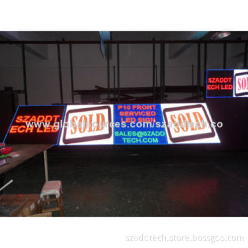 The US LED Sign, Can Show Scrolling Messages, Graphics, Real-time Videos